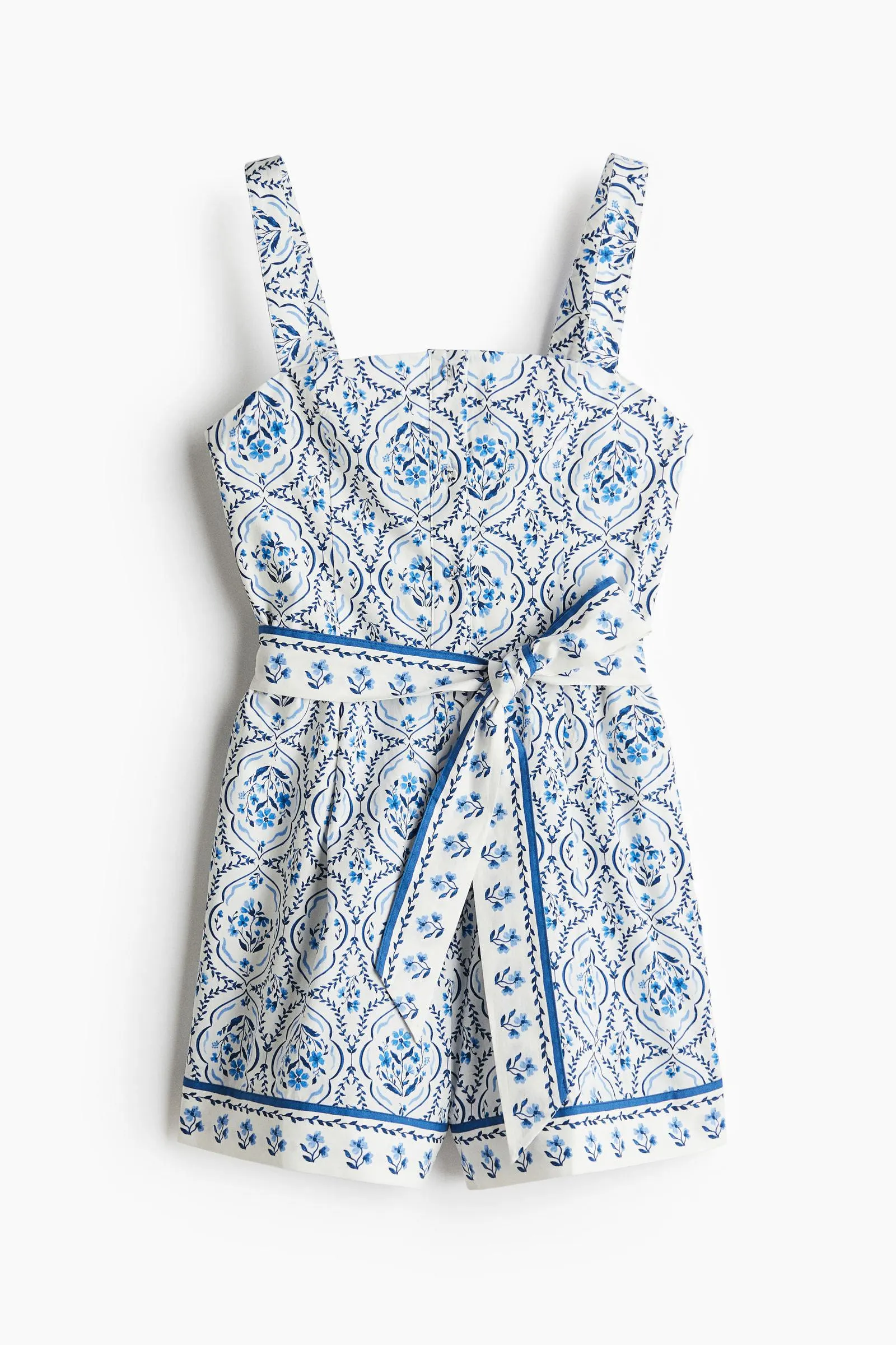 Enterito corto en popelina de algodón