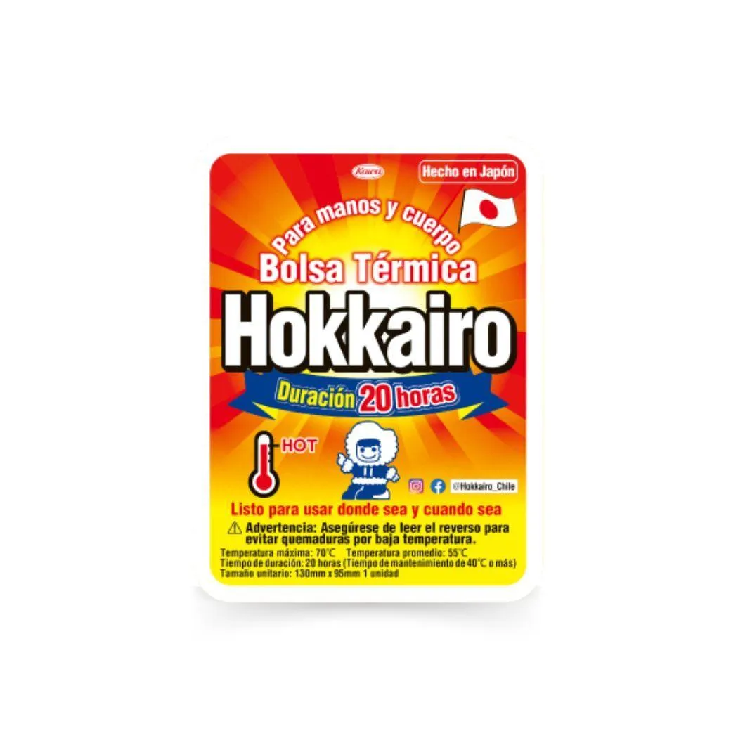 Hokkairo Guatero Bolsa Térmico 20hrs