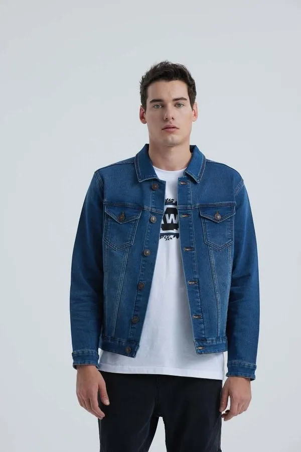 Chaqueta hombre azul