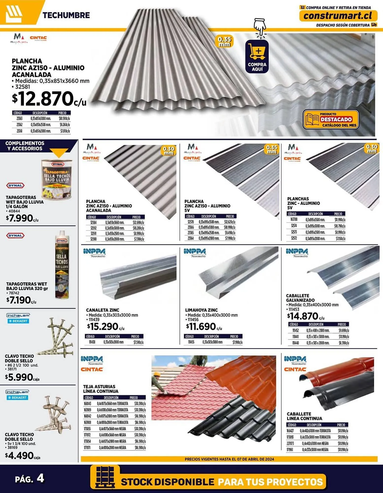 Catálogo de Catálogo Construmart 3 de abril al 28 de abril 2024 - Página 4