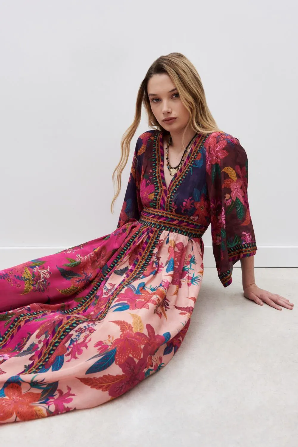 vestido melya garden