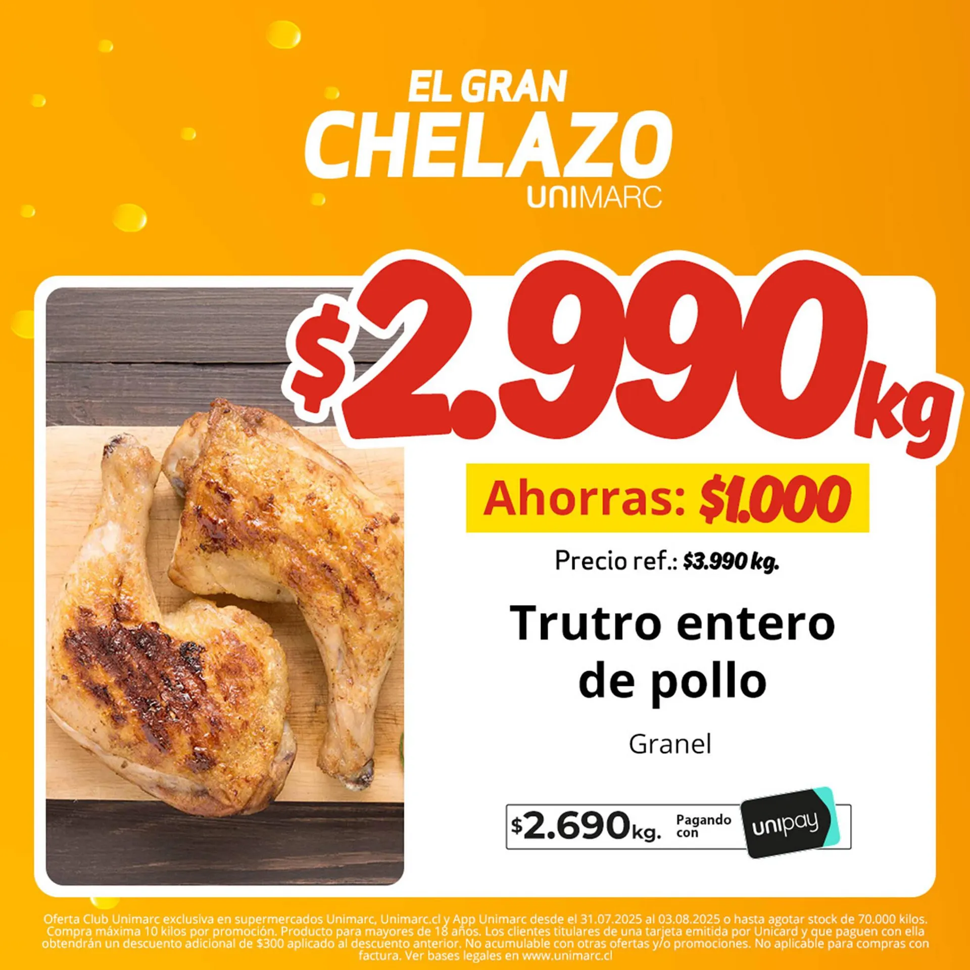 Catálogo de Catálogo Unimarc 31 de julio al 3 de agosto 2025 - Página 1