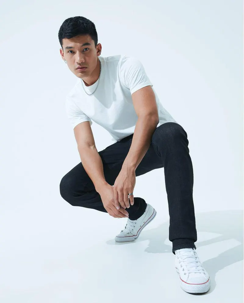 Jean cinco bolsillos para hombre