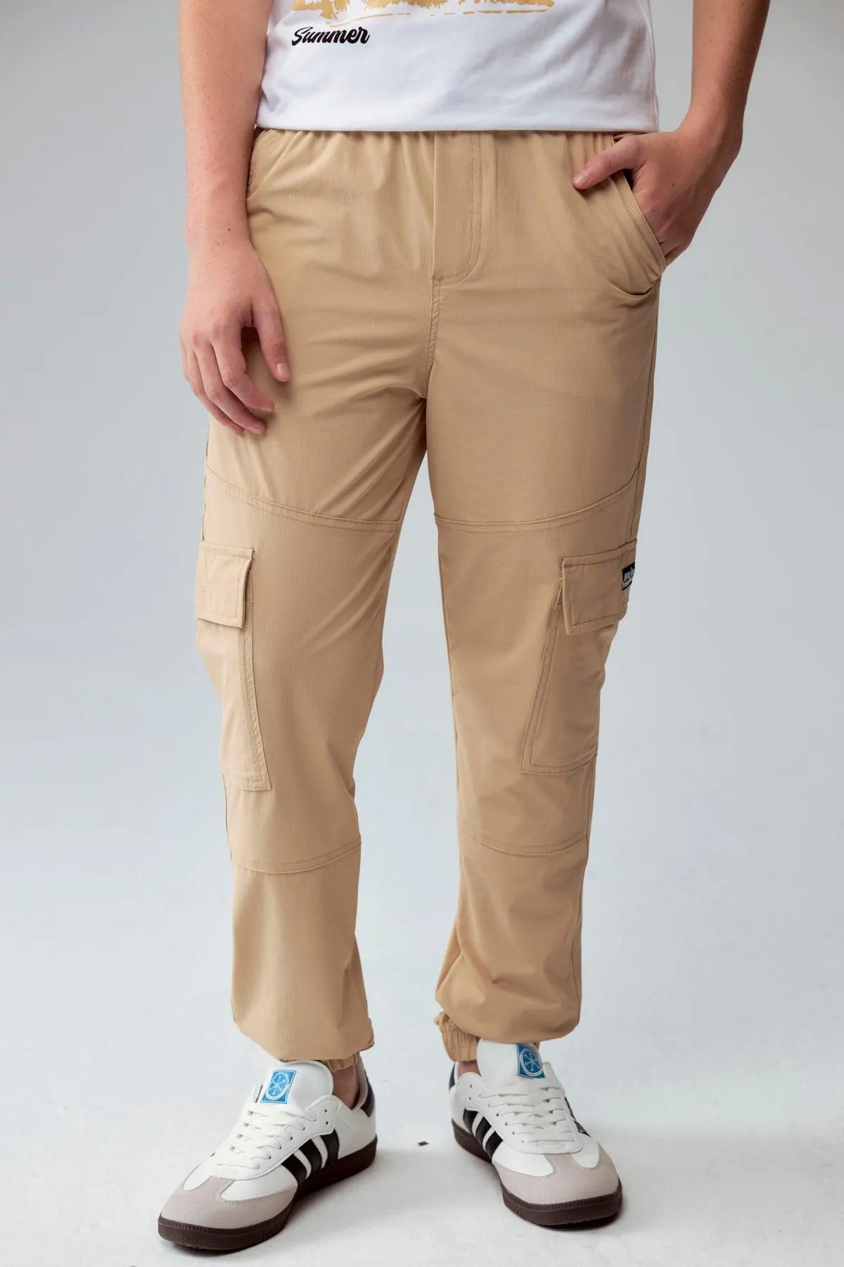 Pantalón Niño Jogger Camel