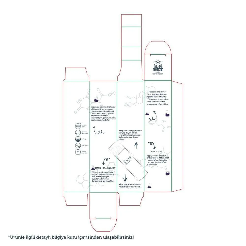 Serum Antiedad, Firmeza y Elasticidad con Complejo Péptidos al 2% 30ml