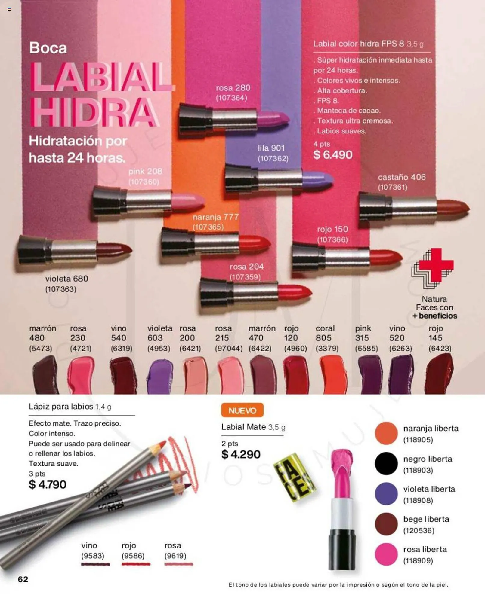 Catálogo de Catálogo Natura 31 de octubre al 30 de noviembre 2023 - Página 62