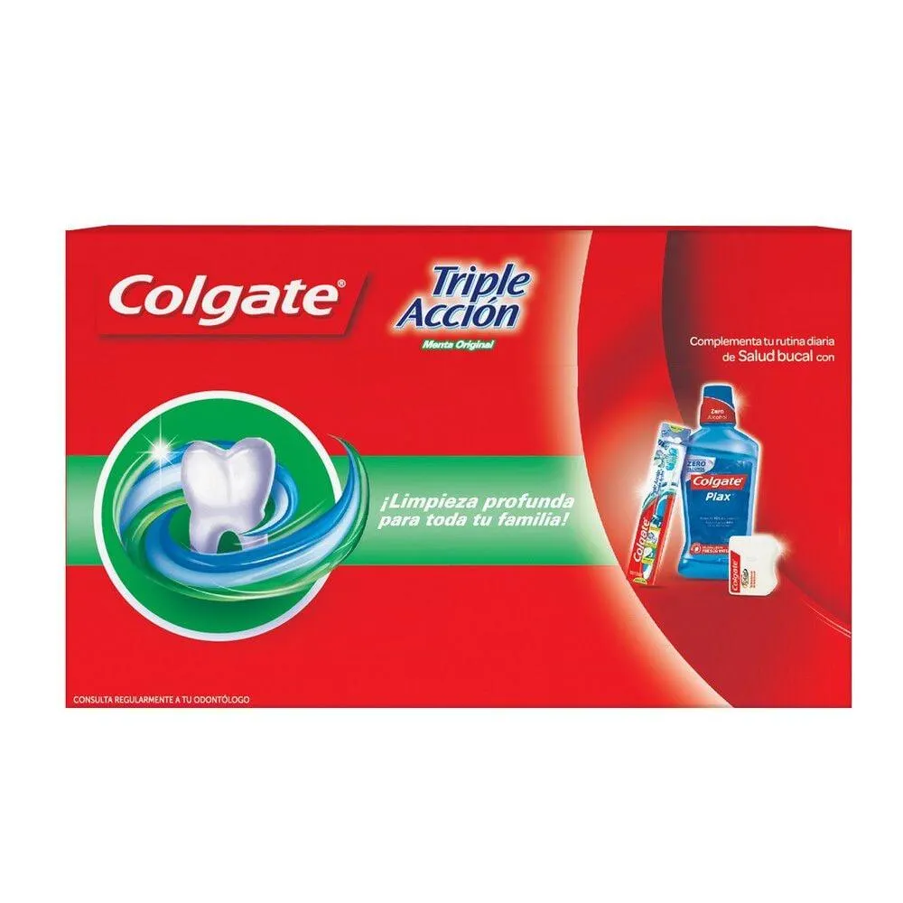 Pasta Dental Triple Acción 75 mL Pack 3 Unidades