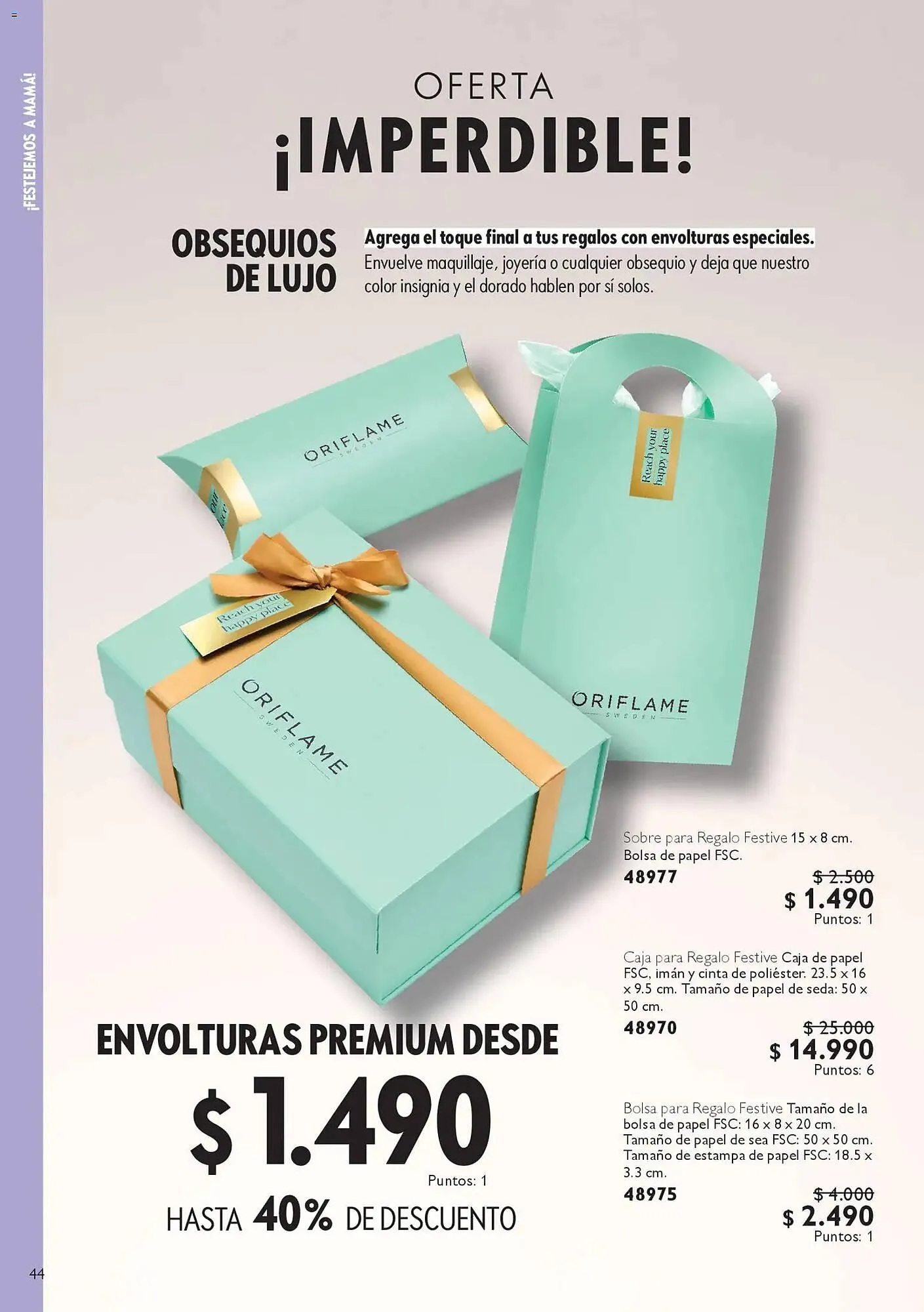 Catálogo de Catálogo Oriflame 18 de abril al 9 de mayo 2026 - Página 44