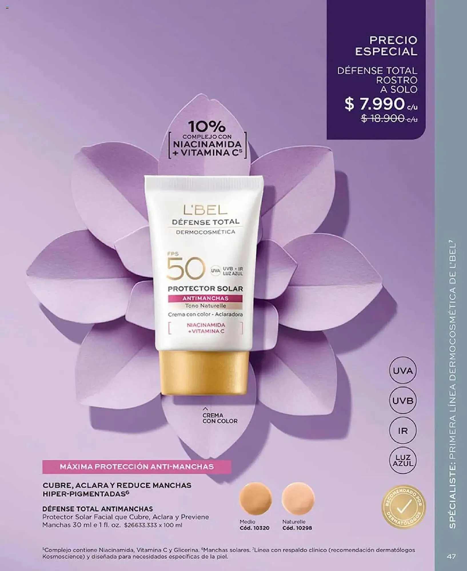 Catálogo de Catálogo L'Bel 18 de marzo al 31 de mayo 2026 - Página 47