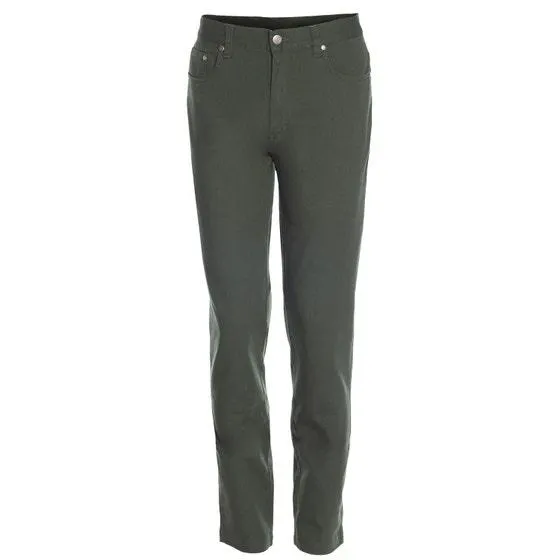 Pantalon Hombre Canvas 5 Bolsillos Spandex