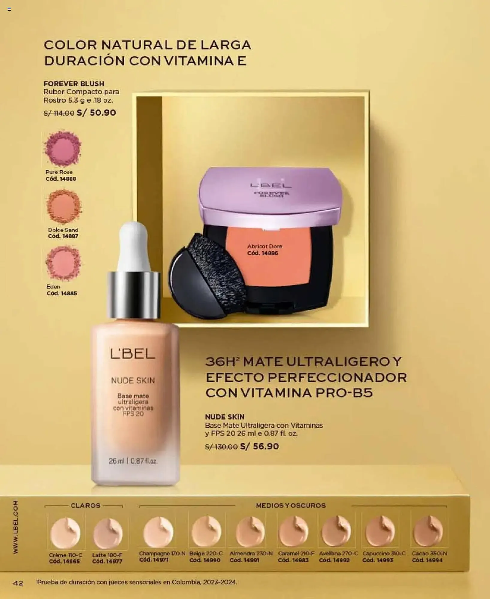 Catálogo de Catálogo L'Bel 24 de junio al 17 de julio 2025 - Página 42