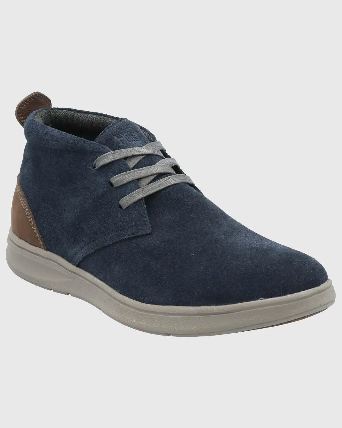 Botin Cuero Hombre Rudder Azul