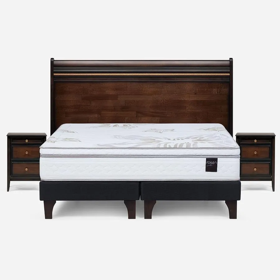 Box Spring Art 4 Super King + Muebles Opera