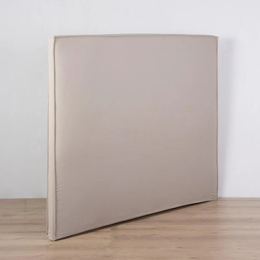 Respaldo Funda Algodón Fuelle Taupe