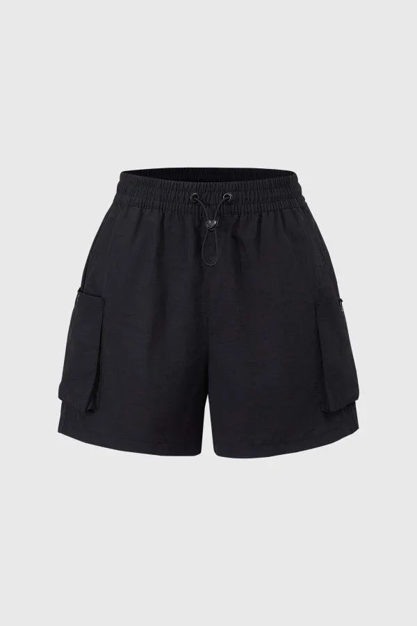 Short niÑa cargo negro
