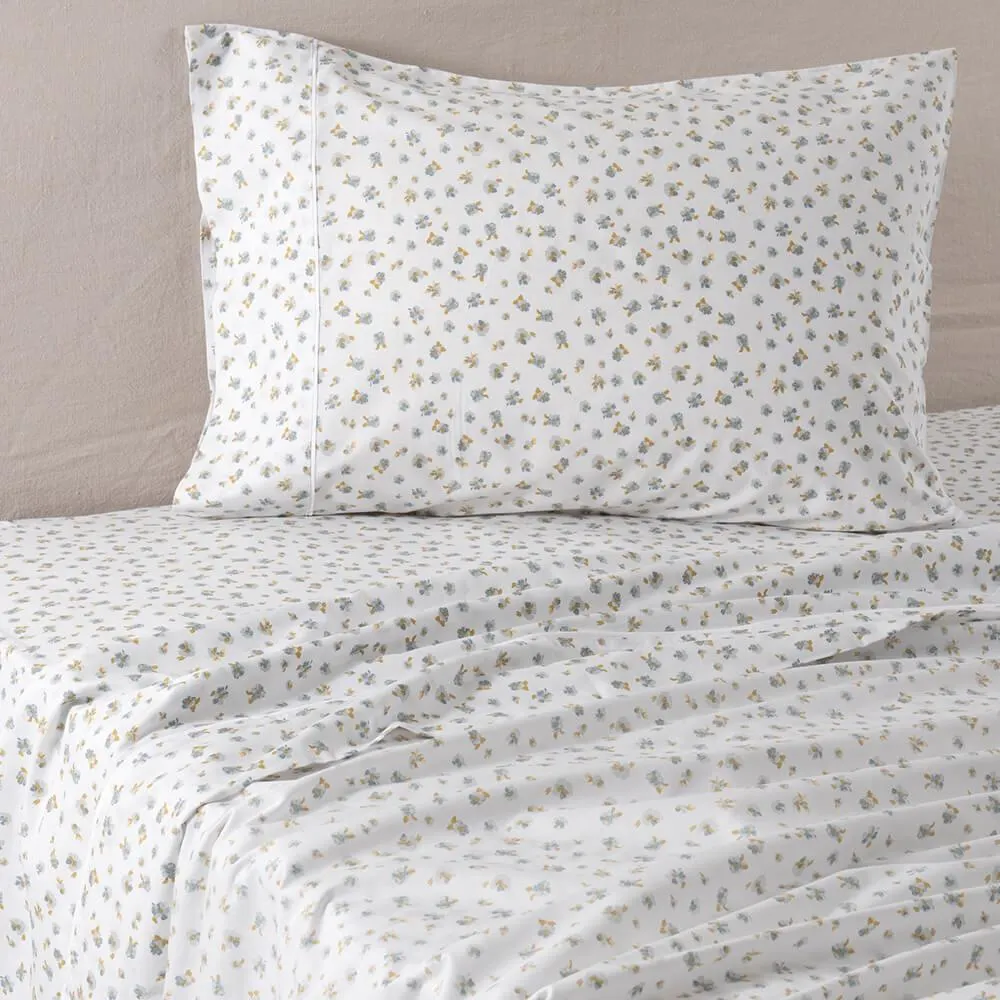 Sábana 180 Hilos Genova 1.5 Plazas Azul