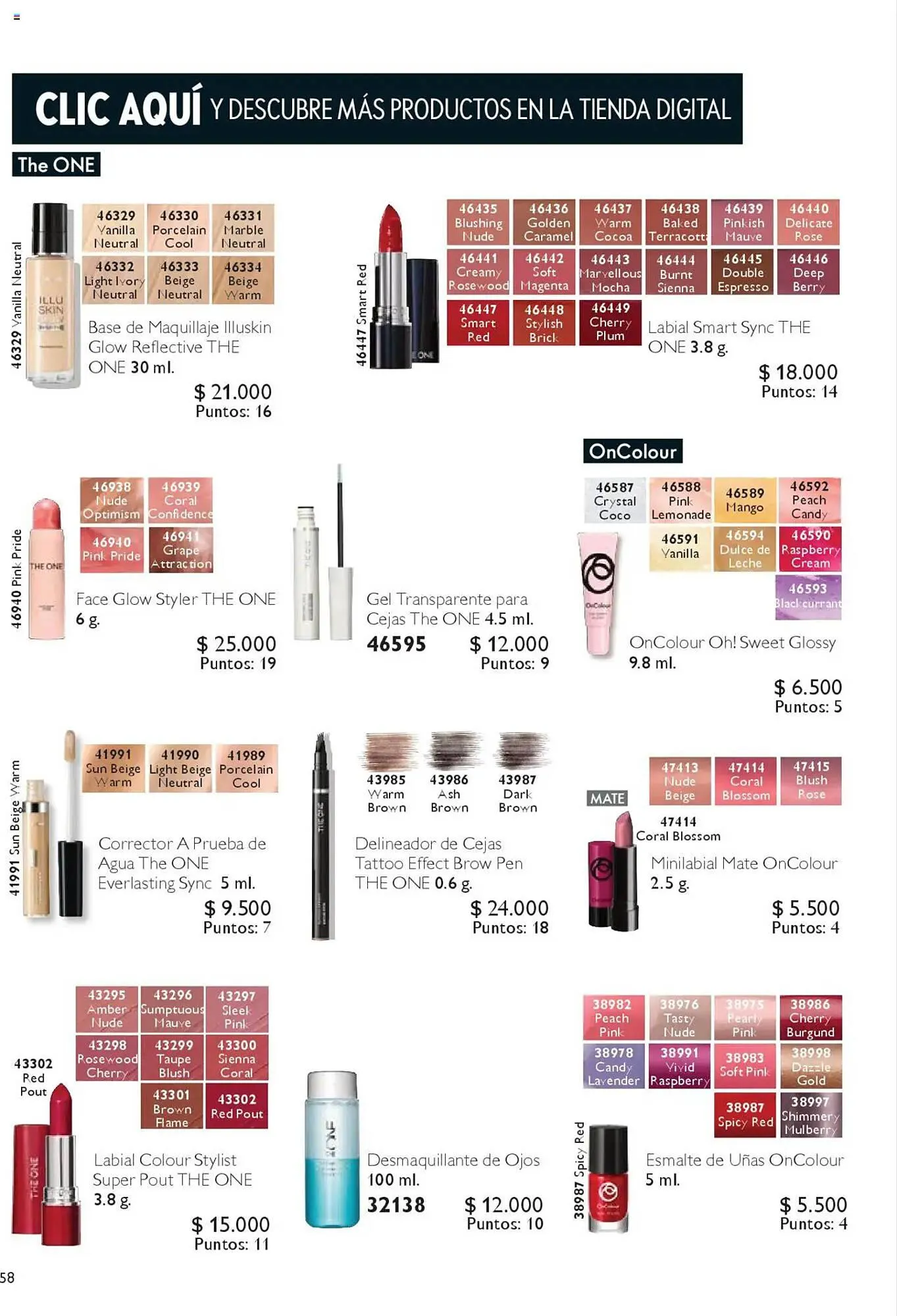 Catálogo de Catálogo Oriflame 4 de octubre al 24 de octubre 2025 - Página 58