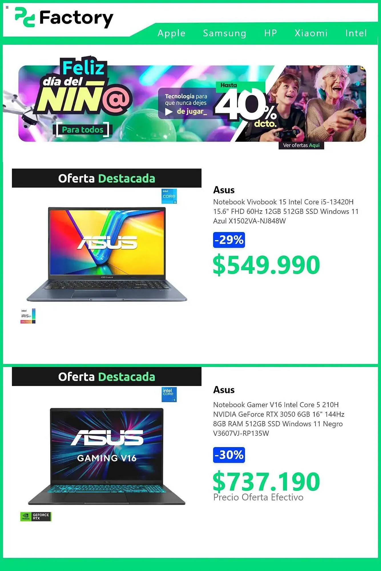 Catálogo de Catálogo PC Factory 23 de julio al 14 de agosto 2025 - Página 2