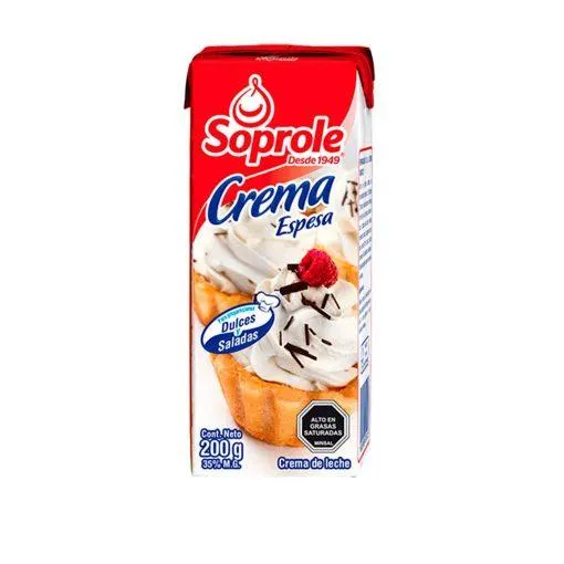 Crema Espesa Soprole 200 Gr