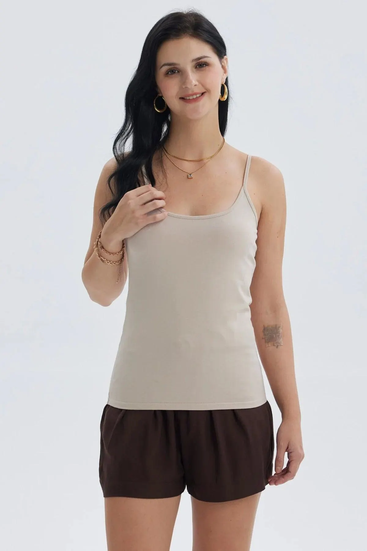 Peto Mujer Pabilo Algodón Camel