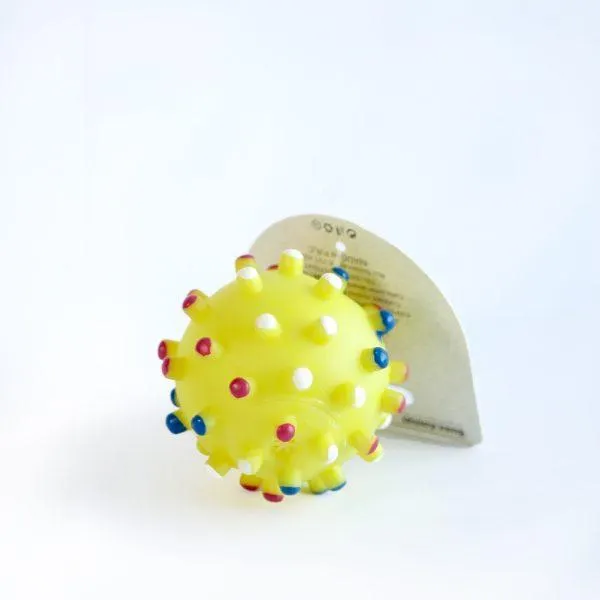 Pelota puntas de goma con sonido colores