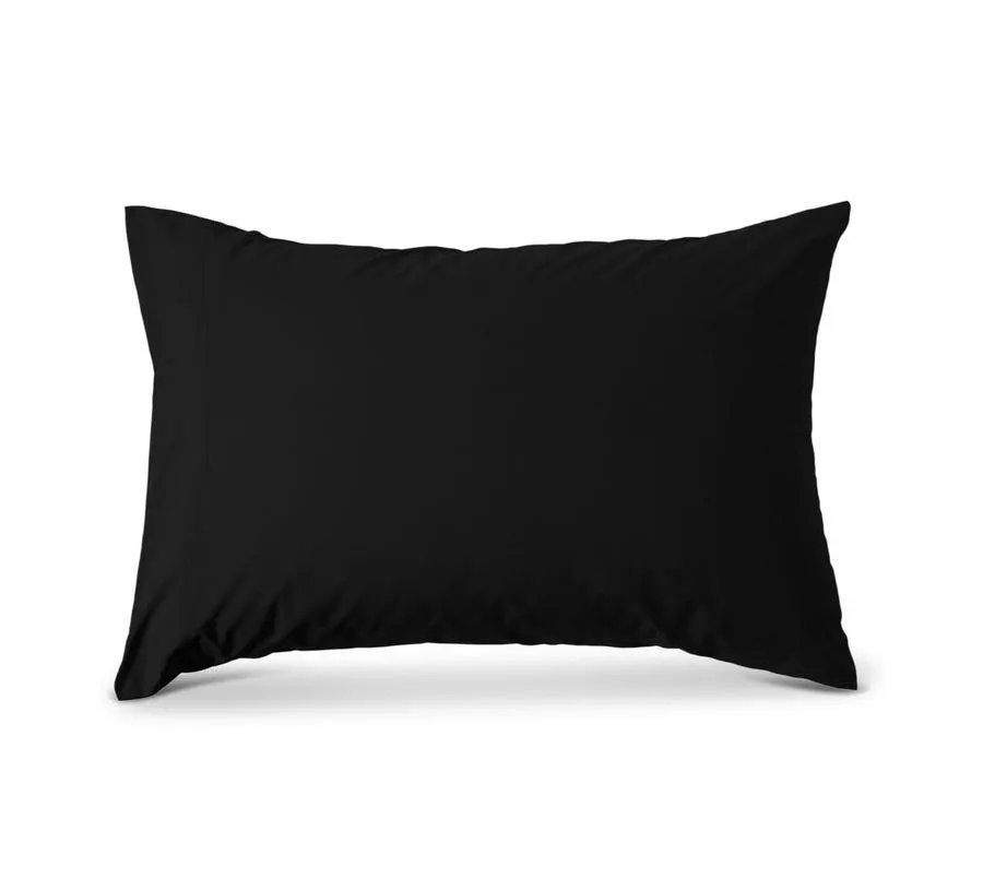 Fundas de almohada 200H Negro 52x91 cm