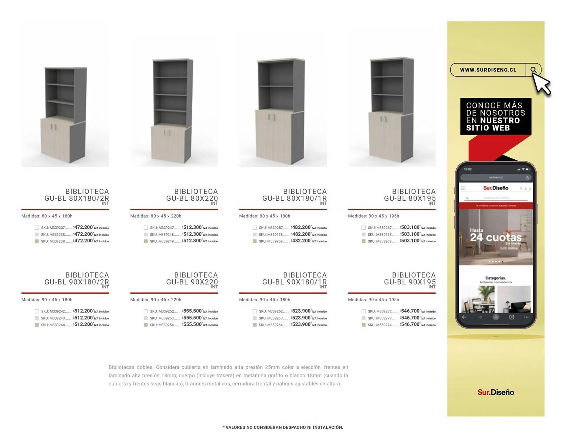 Catálogo de Catálogo Sur Diseño 27 de enero al 1 de enero 2026 - Página 48