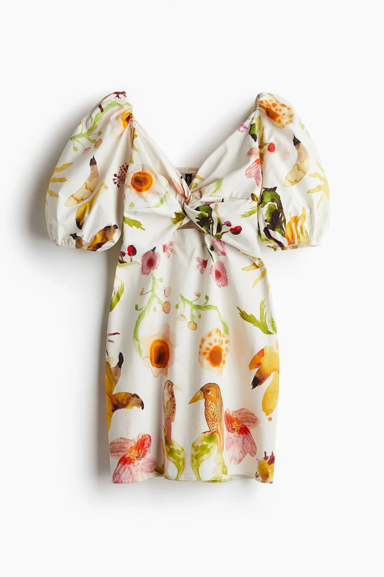 Vestido con detalle girado