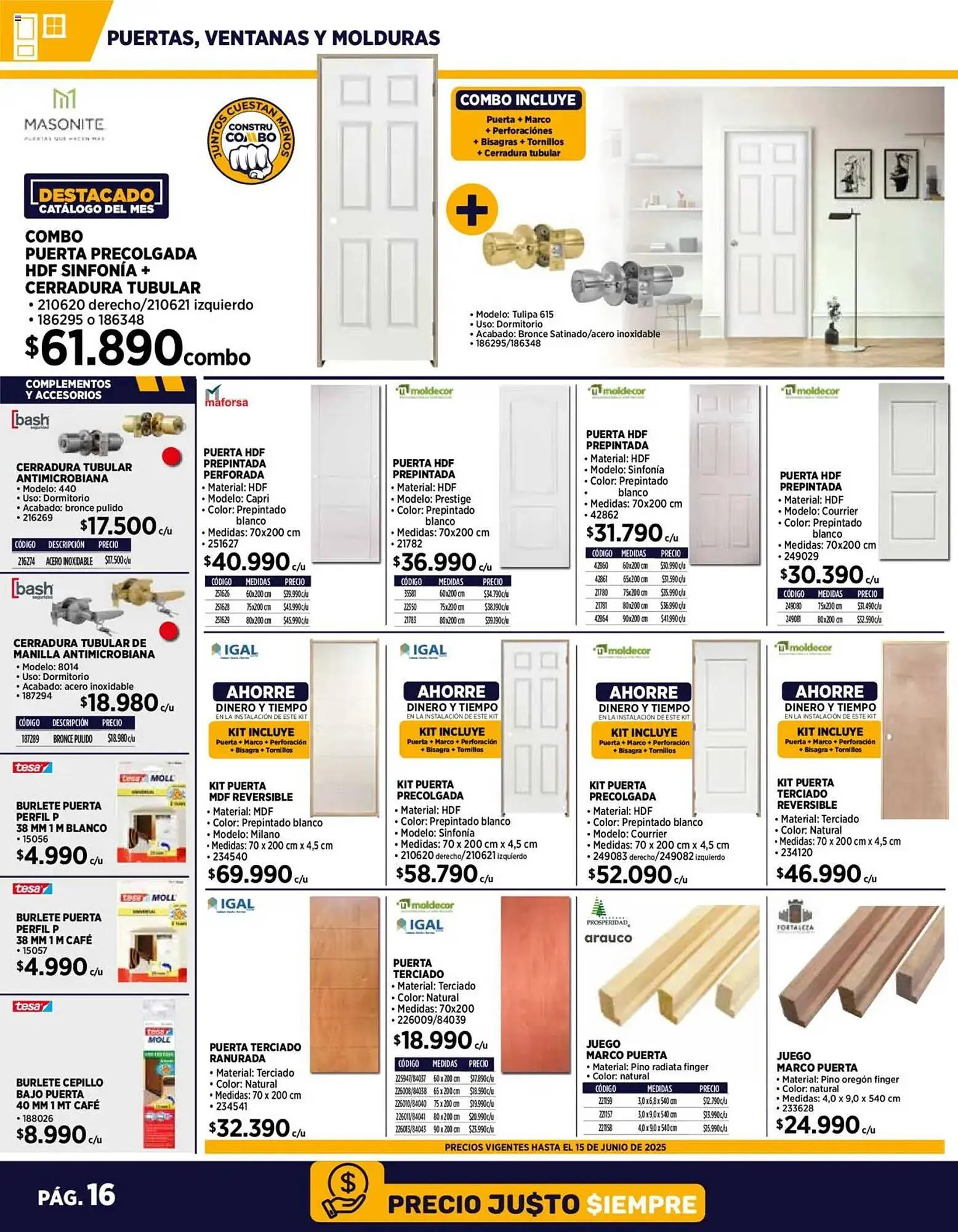 Catálogo de Catálogo Construmart 10 de junio al 3 de julio 2025 - Página 16