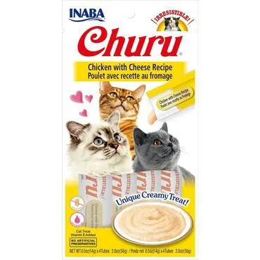 CHURU GATO POLLO CON QUESO 56 GR