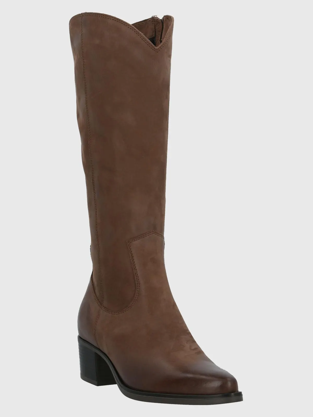 Bota Cuero Mujer Skyler Café Hush Puppies