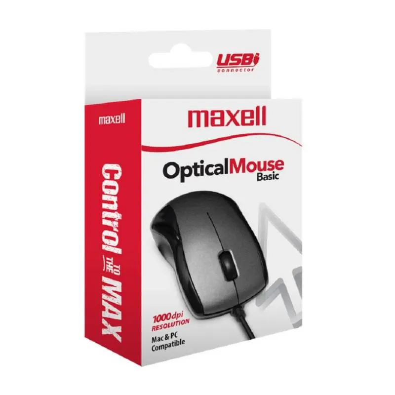 Mouse Basico 101 Negro Maxell