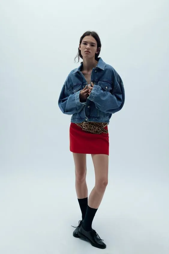 FALDA CORTA TIRO ALTO ZW COLLECTION