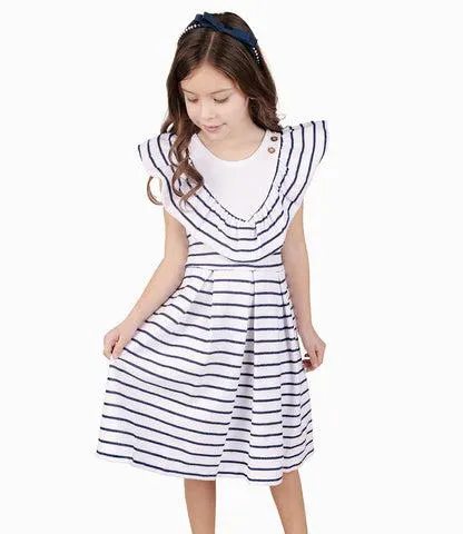 Vestido Niña Con Vuelos