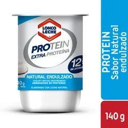 Yogurt Loncoleche Proteína Natural Endulzado 140 g