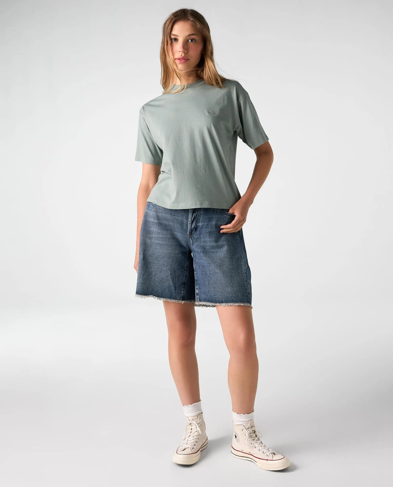 Camiseta con estampado localizado para mujer