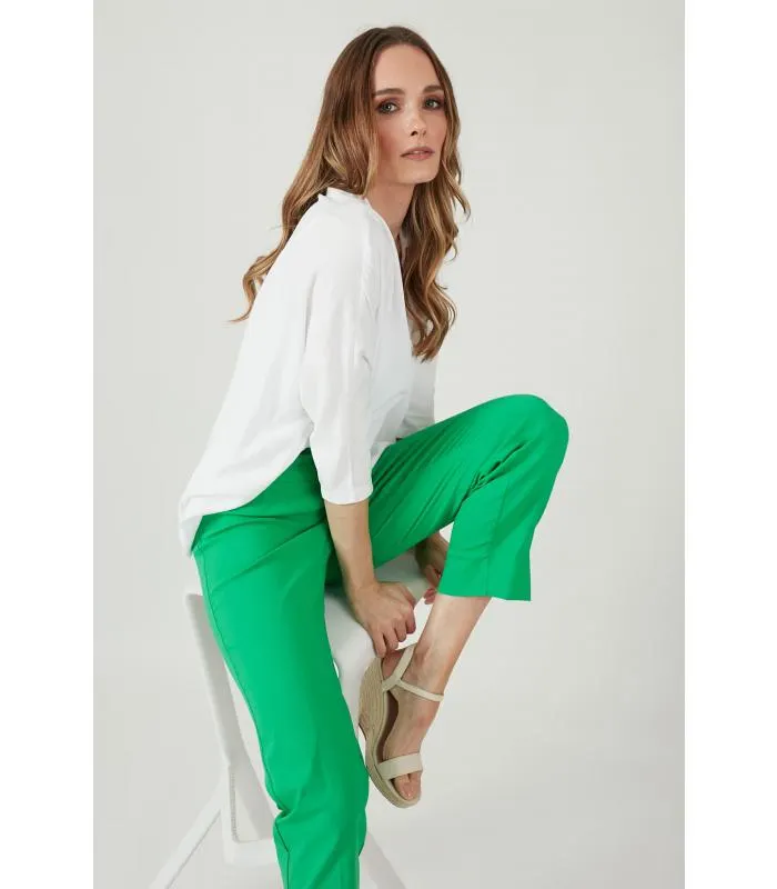 Pantalon regular verde