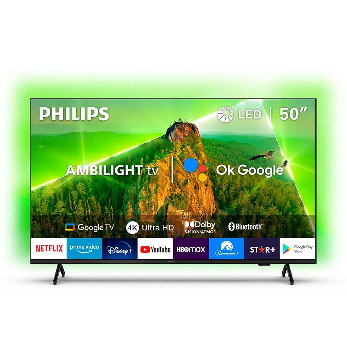 Smart TV LED 50" Philips 4K UHD Ambilight 50PUD7908