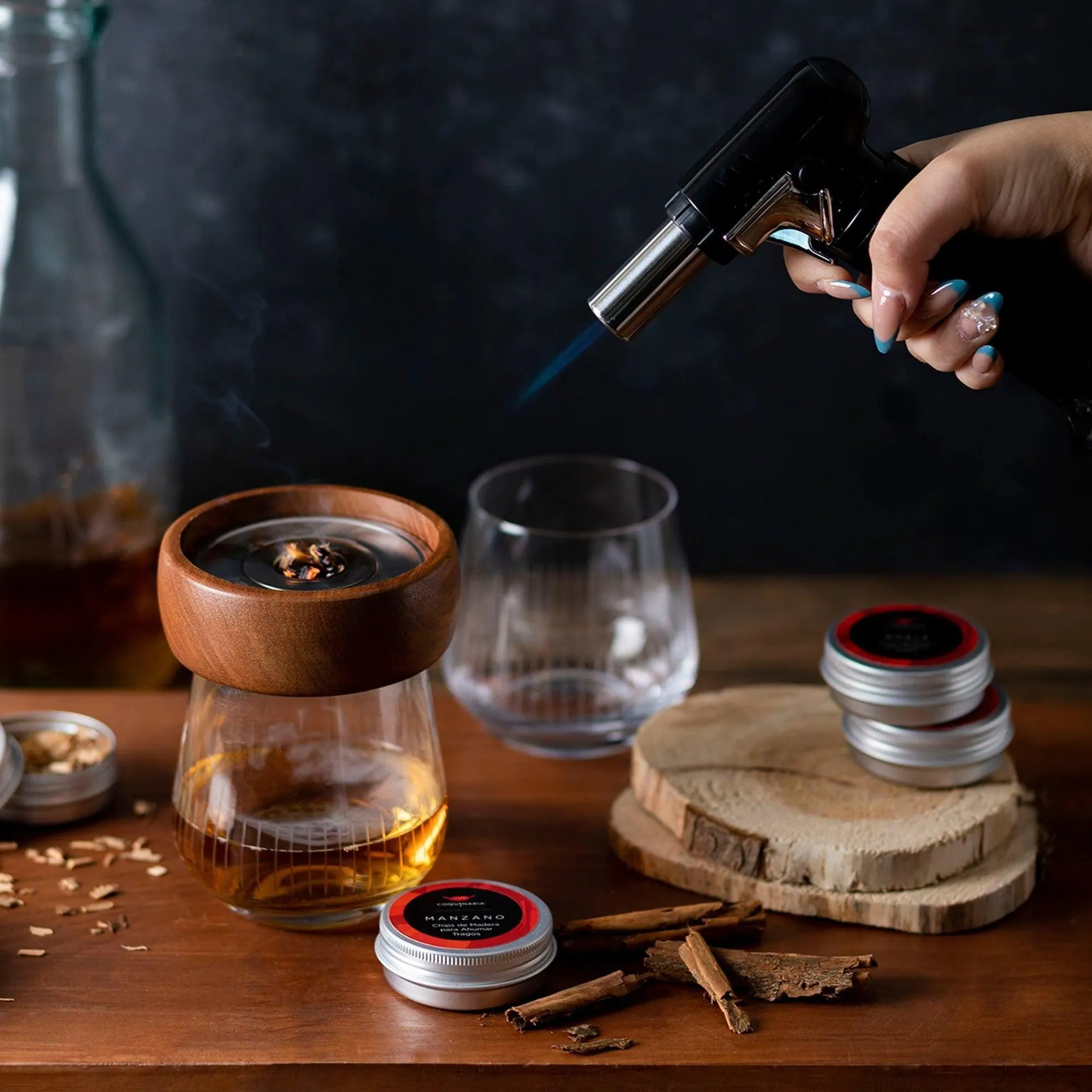 Set Ahumador de Whisky Coquinaria