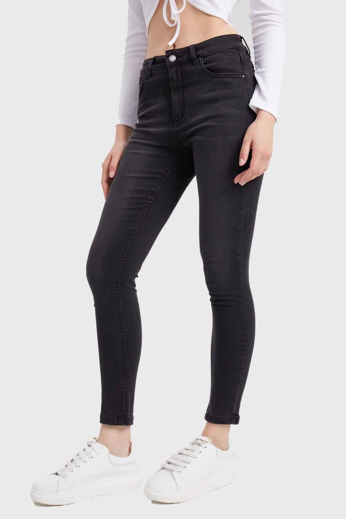 Jeans Mujer Skinny Estela Negro