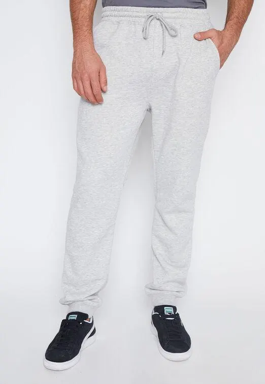 Pantalon De Buzo Hombre Gris Liso Family Shop