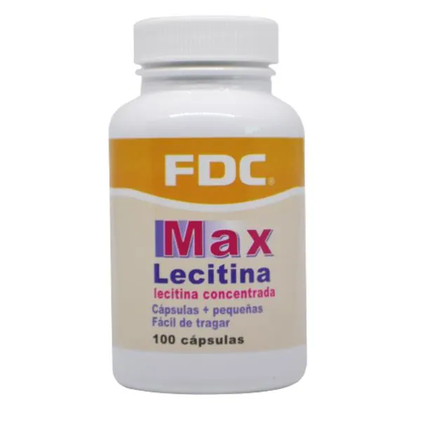 Max Lecitina x 100 cápsulas - FDC