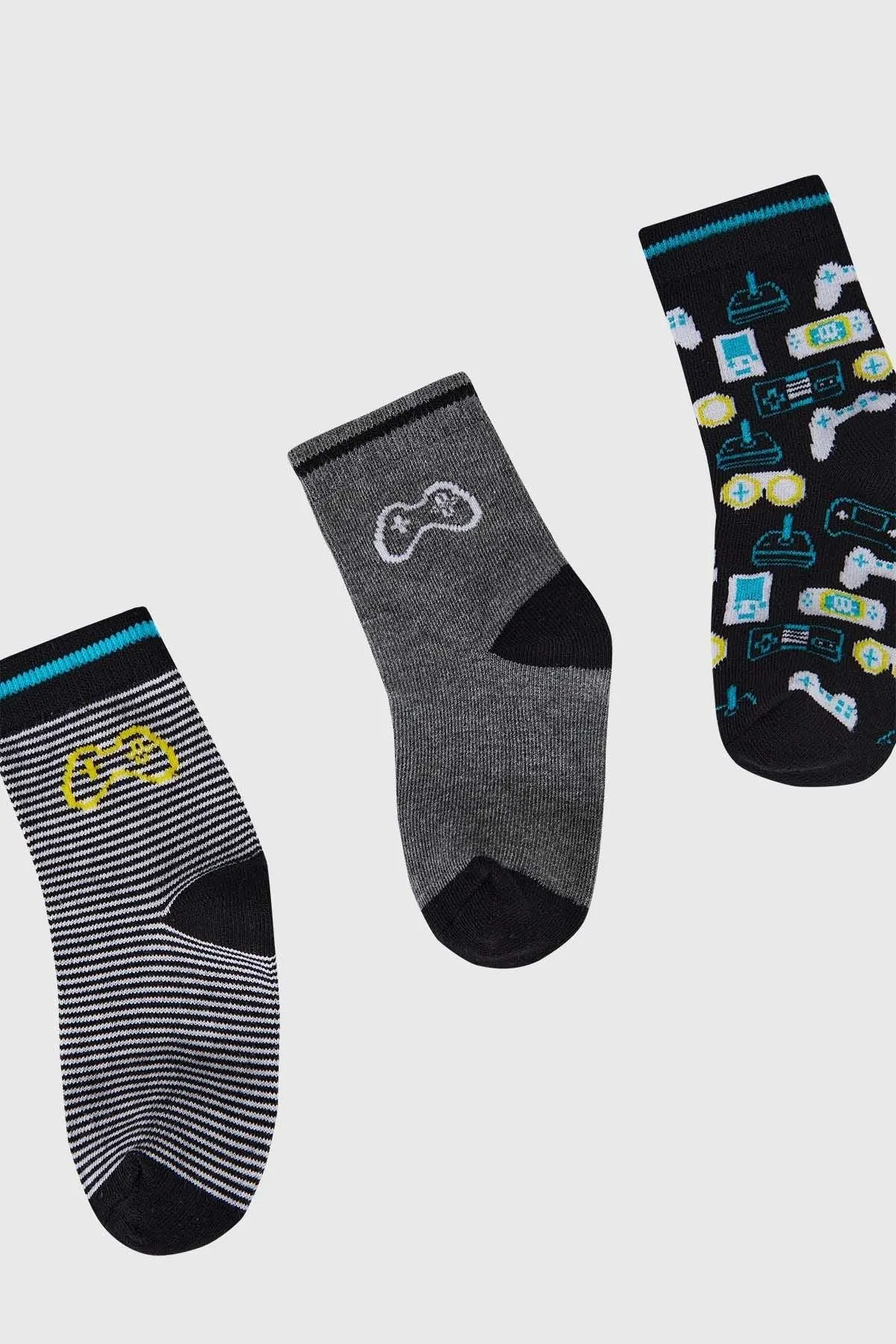 Calcetín De Vestir Niño Tripack Gris Marengo