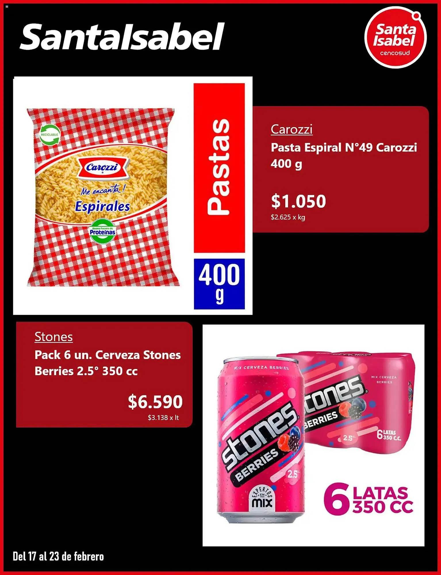 Catálogo de Catálogo Santa Isabel 17 de febrero al 24 de febrero 2026 - Página 3