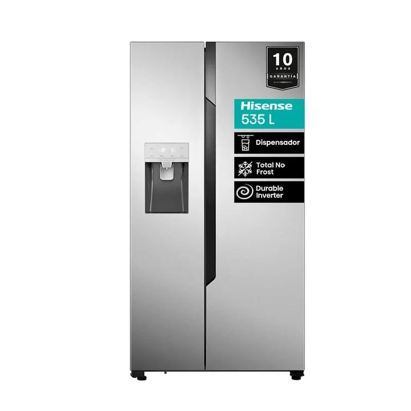 Refrigerador Side by Side No Frost 535 Litros RC-70WS Hisense
