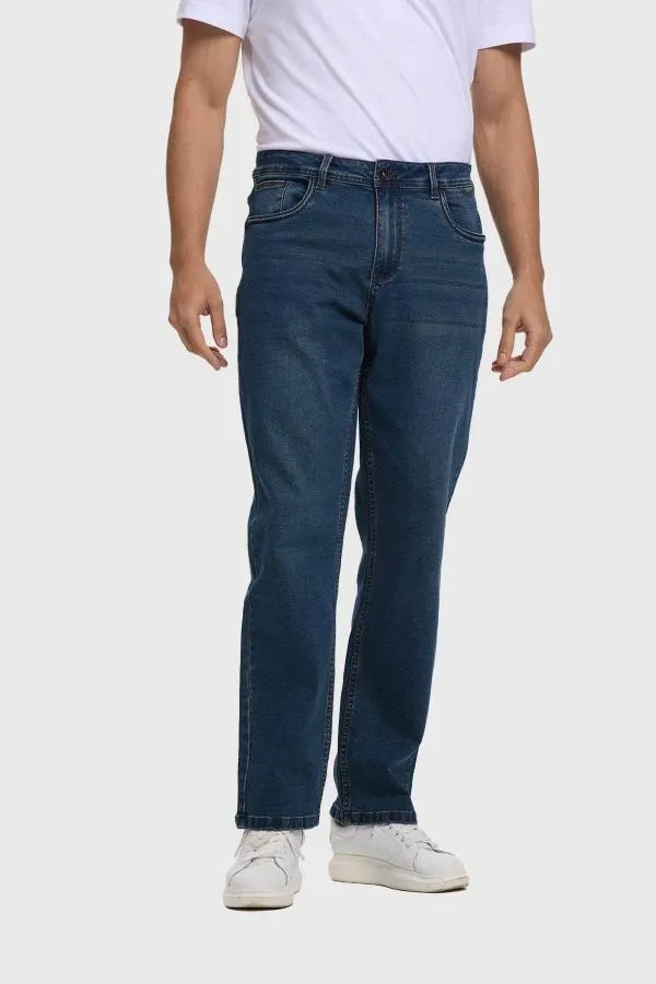 Jeans hombre straight 605 azul ii fsp
