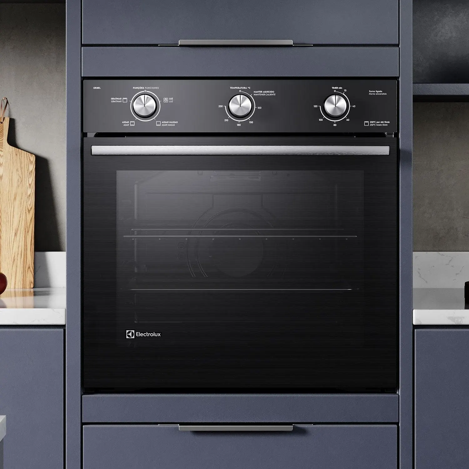 Horno Empotrable Eléctrico 80L Efficient PerfectCook OE8EL Electrolux