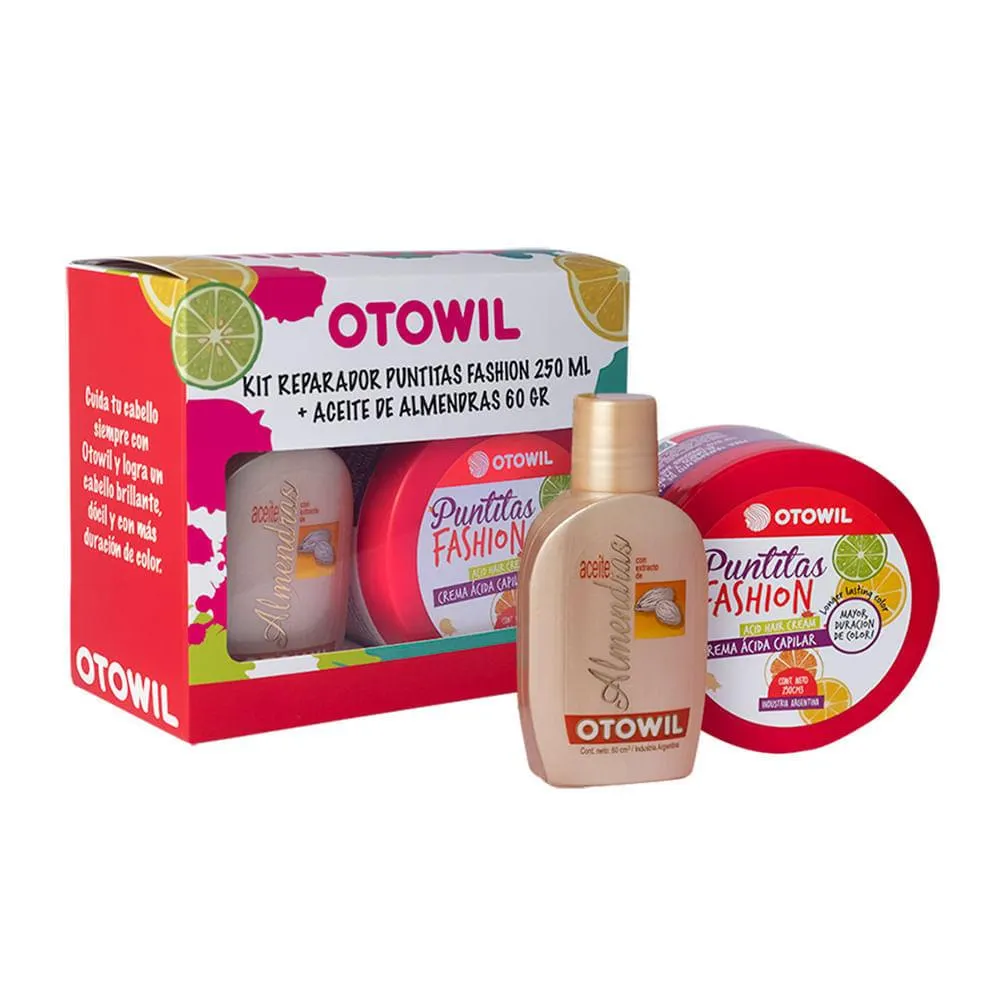 Combo Otowil Puntitas Fashion 250ml + Aceite De Almendras 60gr