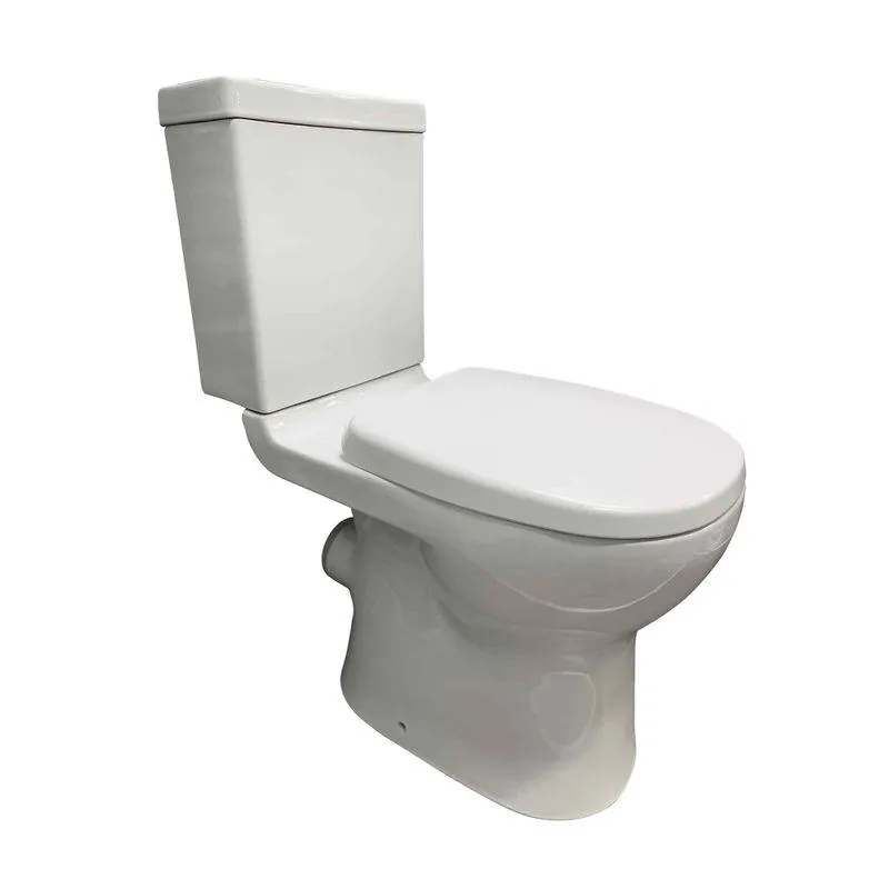 WC Bristol Blanco a Muro con Asiento y Fijaciones