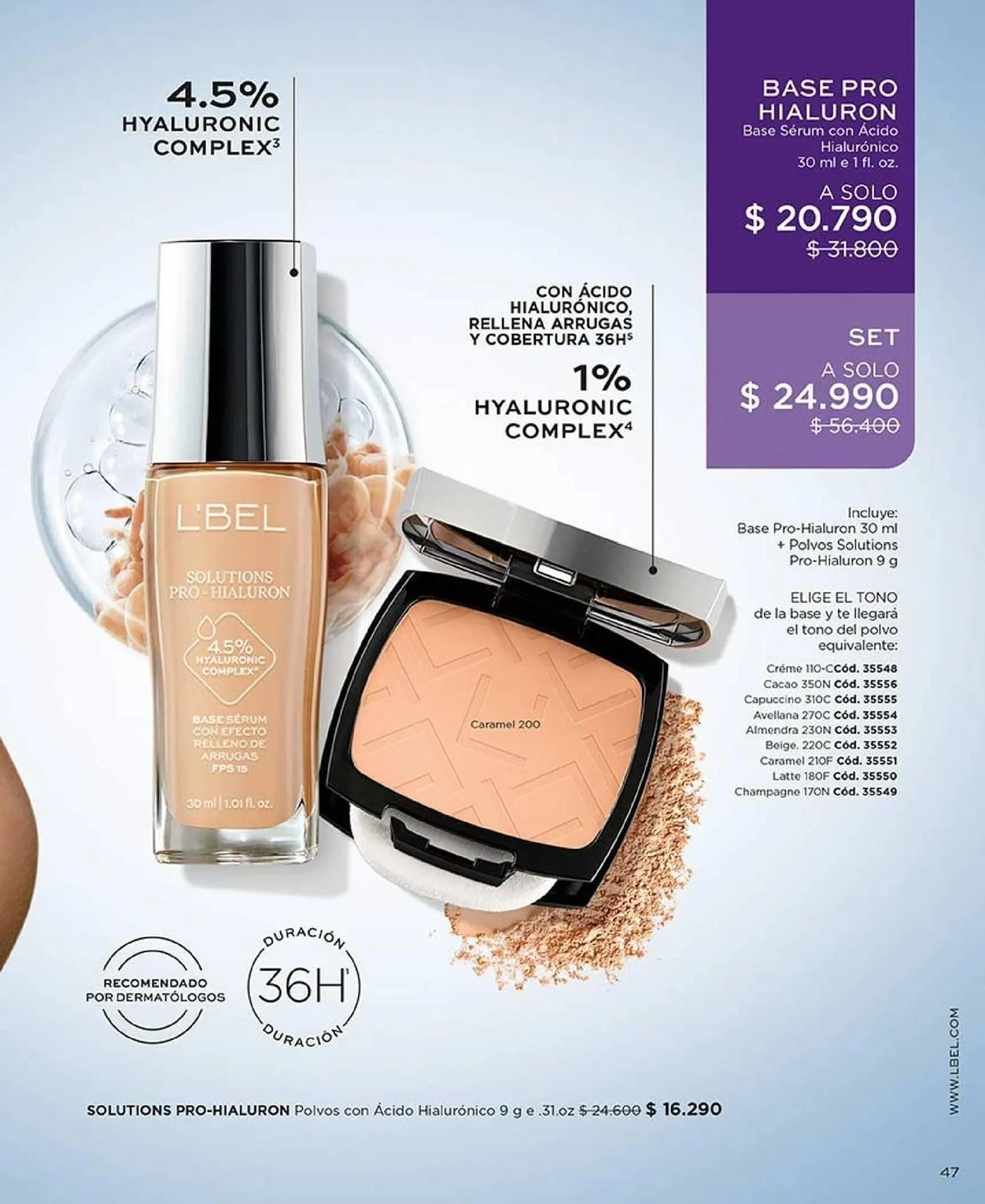 Catálogo de Catálogo L'Bel 25 de marzo al 31 de mayo 2025 - Página 47